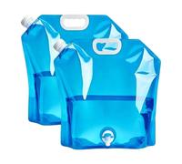 Genérico 10L Foldable Water Bag - Leakproof Camping Water Container Set | Portable PE water storage bladder with dispenser for hiking, camping, backpacking, fishing, travel and outdoor hydration.