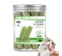 Genérico 10pcs Gato Grass Stick de Dentición para Gatitos - Grass De Gato Congelado Los Trasplantes De Gato Para Bocadillos Para Gato, Juguetes De Masticación De Mascotas Comestibles
