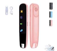 Genérico 112 Language Electronic Dictionary with Offline Online Translation, Translator Pen, Portable Smart Scanning & Reading Translators, for Study, Work, Travel (Pink)