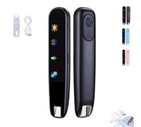Genérico 112 Language Electronic Dictionary with Offline Online Translation, Translator Pen, Portable Smart Scanning & Reading Translators, for Study, Work, Travel (Black)