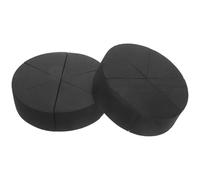 Genérico 12 Esponjas Triangulares de Maquillaje Facial Negras, Suaves y Ergonómicas para Base y Polvo, Pack 2 Juegos de 6 Unidades, Herramienta Cosmética para Mujer, Uso Profesional