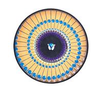 Genérico 12-Inch Optical Illusion Turntable Pad | Animated Zoetrope Slipmat, DJ Music Accessory, Home Studio Art Display, For Music Lovers Friends Family