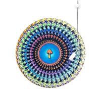 Genérico 12-Inch Optical Illusion Turntable Pad | Animated Zoetrope Slipmat, DJ Music Accessory, Home Studio Art Display, For Music Lovers Friends Family