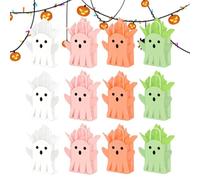 Genérico 12 Piece Halloween Ghost Paper Bags, Reusable Candy Gift Bags