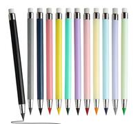 Genérico 12 Pieces No Ink Eternal No Sharpening Drawing Pen - Coloring Pencils, Art Colored Pencils, for Portrait School Studio Kindergarten Journaling Preschool Classroom Children Adults