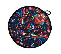 Generico 12 pulgadas Tortilla Warmer Bag Microwave Safe, Soft Fabric With Heat Resistant Polyester Insulated Lining, 30 cm Round Holder Fits Up To 15 Tortillas, Flour Wraps or Pizza, Lightweight 115g