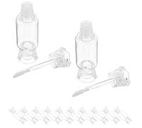 Genérico 12 Tubos Transparentes para Brillo Labial Casero, Envases Rellenable para Maquillaje, Accesorios para Diy, Contenedor Portátil para Brillo de Labios, Kit 12 Piezas