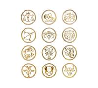 Genérico 12 Uds De transferencias de Metal y Bronce para Empresas artesanales, complementos para teléfono, diseños Tradicionales de colofonia, moldes de Resina para Fundas de teléfono