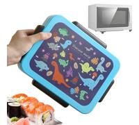 Genérico 1200 ml de lonchera impermeable con 5 compartimentos | Lonchera justo chico niño niña | Contenedor de alimentos compatible con microondas y lavavajillas para la escuela