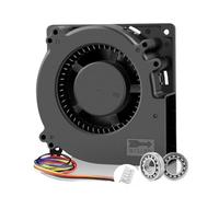 Genérico 12032 Ventilador Centrífugo De CC De Doble Bola 24 V 4 Pines PWM Gran Flujo De Aire, Compatible con Bambu, Laboratorio VORON Modelo De Impresora 3D Ventilador De Refrigeración Auxiliar