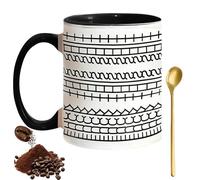 Genérico 12oz Fuck It Ceramic Coffee Mug, Hidden Message Coffee Mug, Fuck This Shit for Friends Liberal Coworkers Office Work Tea Lover Humor Family (Black)