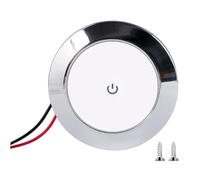 Genérico 12V/24V RV LED Touch Light - 1.1cm Ultra-Thin Ceiling Light For Boat Cabins And RVs | High-Brightness 3W Energy-Saving Interior Lamp | Sleek Low-Profile Design For Modern Vehicle Interiors