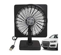 Genérico 12V Car Fan, Plug-In Cooling Fan with 360° Rotation andDual Speed Settings, Compact Air Circulator SUV Van RV Truck Boat Sedan, Vehicle Accessories for Summer Road Trip Travel Kids