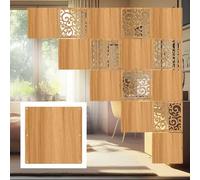 Genérico 13 Paneles divisores de ambientes - Biombo Colgante para Mayor privacidad en decoración del hogar, Sala de Estar, Dormitorio, Oficina y Restaurante - Elegante Separador de Pared Natural - Me