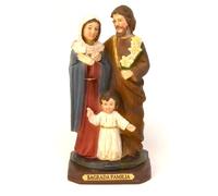 Genérico 14cm Sagrada Familia, Figura de Jesús católico Estatua de Jesús Figura de crucifixión Cristo Ornamento Religioso Dios, Virgen Maria