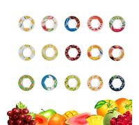 Genérico 15 PCS pods de sabores, cápsulas de sabor para Botella de Agua, sabores de cápsulas, cápsulas de fragancia de frutas Perfumada Adecuado para Gimnasio y Regalo al Aire Libre (Multi-sabor)