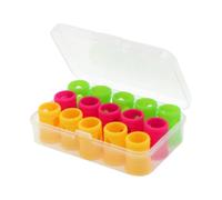 Genérico 15 Pcs Tennis Vibration Dampener, Badminton Racquet Reducer, Set | Tennis Racquet Dampener, 15 Pieces Vibration Reducer, Arm Comfort Protection Value, Durable Racquet Absorber