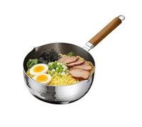 Genérico 16cm 18cm German Hammered Pure Titanium Uncoated Frying Pan, Small Milk Pan Instant Noodle Cooker Steamer, Ɓaby Food Supplement Pot, Healthy Cooking