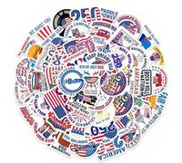 Generico 1776-2026 Sticker - Wasserfester 1776-2026 Aufkleber, 250 Jahre Patriotische Aufkleber,für Die Verwendung Auf Fenstern, Türen, Autos, Wasserflaschen, Laptops, Skateboards und