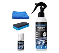 Genérico 180ml Auto Headlight Restore Kit - Clarity Boost Protective Cleaning Agent, Drivers Professionals Workshop Commuting | Urban Riding Travel Use, Car Headlight Cleaner, Lens Restoration Fluid,