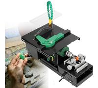 Genérico 1950W Variable Speed Rock Saw Polisher con Tubo de Pulso Flexible y Agua para joyería lapidaria, Cutting Jade Gemstones Wood y Metal, Compact Bench Grinder Tool para entusiastas de Bricolaje