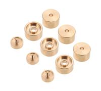Genérico 1juego Tapa De Pistón Para De Cobre Completo Accesorios Musicales Para Instrumentos Botones De Repuesto Para Dorado