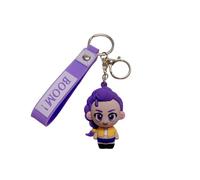 Genérico 1PC Demon Hunters portachiavi portachiavi uomo e donna borsa bambola in silicone borsa auto ciondolo (style 4)
