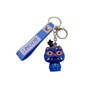 Genérico 1PC Demon Hunters portachiavi portachiavi uomo e donna borsa bambola in silicone borsa auto ciondolo (style 2)