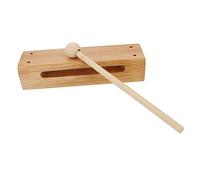 Genérico 1Pc Orff Clappers Instrumento De Percusión Instrumento De Mano Bloques De Percusión Guiro Bloque Ritmo Bloque Con Música Ritmo Bloque Instrumentos Musicales Instrumento De