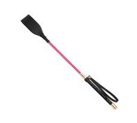 Genérico 1Pc Riding Crop Equestrian Training Lightweight PU Leather Outdoor Portable Pointer Non Slip with Handle Horse Whip Racing(A6 45cm)