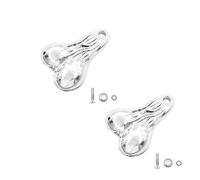 Genérico 1PCS Hanging Truck Balls Nuts - Simulation RC Car Decorative Bumper Ornaments 55x39mm for 1/10, 1/8 Scale RC Trucks & Cars (Silver,2)