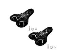 Genérico 1PCS Hanging Truck Balls Nuts - Simulation RC Car Decorative Bumper Ornaments 55x39mm for 1/10, 1/8 Scale RC Trucks & Cars (Black,2)