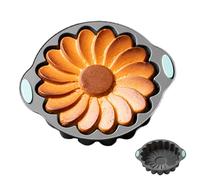 Genérico 1x Silicone Cake Pan - Silicone Cake Molds, Pound Cakes Pan, Jelly Molds For Desserts | Birthday Cakes Pans, Large Baking Pans, Reusable Jelly Maker, Party Bakeware For Loaf, Muffin, Brownie