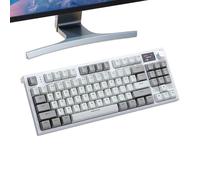 Genérico 2,4 g teclado mecánico, Gasket Mounted RGB Layout, 14,96 x 5,91 x 1,38 in Wireless Wired BT 5.0 Modes, Hot Swappable Switches, LCD Display Feature for Home Setup, Office Desk,