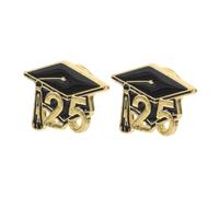 Genérico 2 Broches Conmemorativos De Graduación Clip Para Birrete De Graduación Recuerdos Creativos De Graduación Mini Birretes De Graduación Alfileres De Graduación 2025 Decoraciones