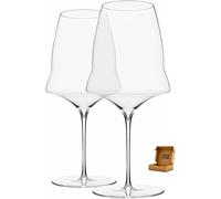 Genérico 2 Copas Josephine Tinto Nº3 - Envio 24 h - Josephinenhütte - Fabricadas a mano - Juego de 2 - Copas Regalo Elegantes - Crital Fino Resistene (Nº3) - Envío en Caja Reforzada Cosecha Privada