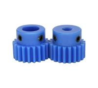 Genérico 2 Engranajes de plástico 1M-19T/20T, Altura de los Dientes: 10 mm, Paso: 3,14, diámetro Interior del Engranaje del Motor: 5/6/6,35/7/8/10/12, Piezas de transmisión.(6 mm,19 Teeth)