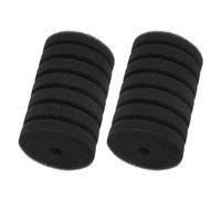Genérico 2 Esponjas para Filtro de Acuario Negro, Repuestos de Esponja de Filtro Fáciles de Instalar y Remover, para Peceras y Agua Clara