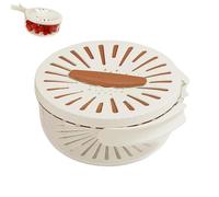 Genérico 2-in-1 Draining and Preservation Basket, Multi-Functional Fruit and Vegetable Washing Bowl, Durable Leak-Proof Easy Clean, For Home Kitchen, Fruit Cleaning, Food Storage Picnics (Brown)