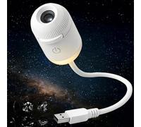 Genérico 2-in-1 Galaxy Projector Night Light - USB Rechargeable Portable Starry Sky LED Projector, Mini Nightlight Wall Lamp with Adjustable Colors for Bedroom, Home Decor, & Relaxation (6Slides)