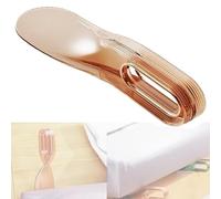Genérico 2 in 1 Mattress Lifter & Bed Sheet Tucker Tool, Effortless Sheet Tucking, Ergonomic Mattress Lifting Wedge, Versatile & Time-Saving, Helper for Home Hotel Suitable (Orange)