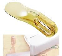 Genérico 2 in 1 Mattress Lifter & Bed Sheet Tucker Tool, Effortless Sheet Tucking, Ergonomic Mattress Lifting Wedge, Versatile & Time-Saving, Helper for Home Hotel Suitable (Yellow)