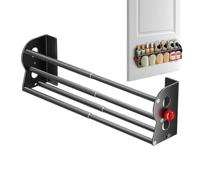 Genérico 2-Layer Extendable Wall Shoe Rack - Magnetic No-Drill Space Saving