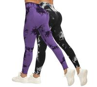 Genérico 2 Pack Cellumove Leggings 3D Anticelulítico Mujer, Cellumove Leggins Anticelulitis Compresión, Celulitis Push Up, Redefine Tu Silueta Sin Esfuerzo S-3XL
