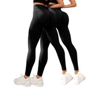 Genérico 2 Pack Leggins Anticelulitico Leggings 3D Anticelulítico Mujer Leggins Anticelulitis Compresión, Celulitis Push Up, Redefine Tu Silueta Sin Esfuerzo S-3XL