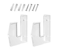 Genérico 2 Pack Skateboard Wall Mount - Skateboard Hanger with Installation Screws | Škateboard Deck Display | Heavy Duty Skateboards Rack for Longboards, Penny Boards, and Decks, Indoor Home Storage