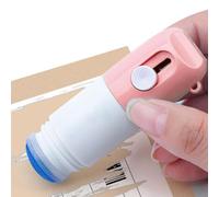 Genérico 2 Pcs 20ML Large Capacity Thermal Paper Eraser, 2026 New Water-based 2-in-1 Pen Personal Address Information Remover With Box Cutter, Privacy Information Eraser For Removing Printed Words