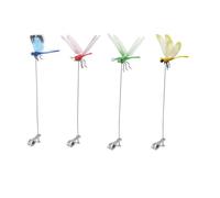 Genérico 2 Pcs Dragon Fly Clips for Bugs Repellent, 3D Artificial Dragonfly Hat Clip, Dragonfly Garden Decor (Independent Dragon Fly 2 Pcs)