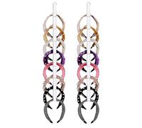 Genérico - 2 Pieces Space Saving 8-Slot | Storage For | For Ladies Women Teens Closet Bedroom This Girls Optimizes Vertical SpacBathroom Dorm Room Entryway