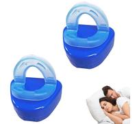 Genérico 2 Pieza Dispositivo Anti Ronquido, Protector Bucal para La Apnea del Sueño, Férula para Ronquidos,Férula Antironquidos, Ayudas Reducir Los Ronquidos, Solución Cómoda Reducir Los Ronq-uidos